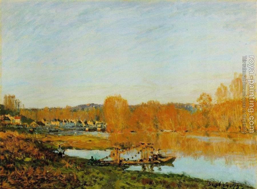 Alfred Sisley : Autumn, Banks of the Seine near Bougival